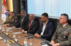 Minister Vučević Meets Chief of General Staff of the Army of North Macedonia General Gjurchinovski