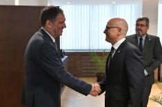 Састанак министра Вучевића са амбасадором Израела Виланом