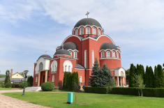 Minister Vučević visits Eparchy of Žiča