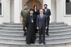 Minister Vučević visits Eparchy of Žiča