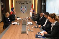 Minister Vučević meets with newly appointed ambassador of Norway