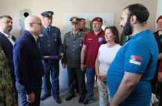 Minister Vučević visits family of Lt. Col. Goran Ostojić killed in Košare