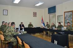 State Secretary Neric in Prokuplje garrison and on Merdare base 