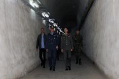 Obilazak snaga Vojske Srbije za kontrolu i zaštitu vazdušnog prostor