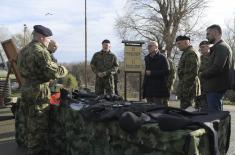 Minister Vučević visits members of River Flotilla