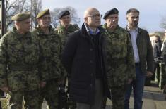 Minister Vučević visits members of River Flotilla