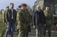 Minister Vučević visits members of River Flotilla