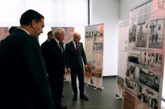 Minister Vučević and U.S. Ambassador Hill visit exhibition in Novi Sad