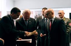 Minister Vučević and U.S. Ambassador Hill visit exhibition in Novi Sad