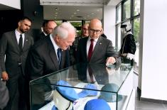 Minister Vučević and U.S. Ambassador Hill visit exhibition in Novi Sad