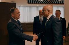 Minister of Defence meets with Hungarian Ambassador