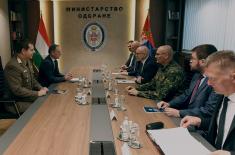 Minister of Defence meets with Hungarian Ambassador