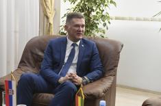 Sastanak pomoćnika ministra Bandića sa predsedavajućim Odbora administracije veterana Republike Gane 