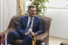 Assistant Minister Bandić meets with Chairman of Governing Board of Veterans Administration of Ghana