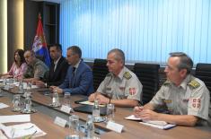 Minister Stefanović holds meeting to discuss defence industry