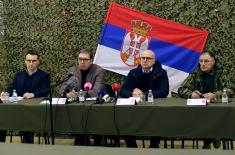 President Vučić meets with Kosovo and Metohija Serbs in Raška 