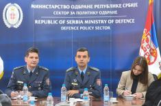 Meeting between Department for International Military Cooperation and German delegation