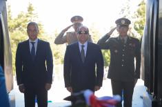 President of Egypt lays wreath at Monument to Unknown Hero on Mt. Avala