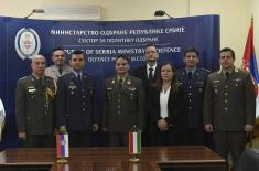 Assistant Minister Bandić meets with Hungarian Ministry of Defence delegation