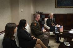 Meeting between Minister Vučević and U.S. Assistant Secretary of Defense