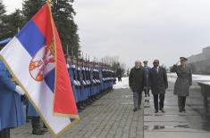 President of Republic of Guinea-Bissau lays wreath at Monument to Unknown Hero on Mt. Avala