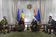 Meeting between Minister of Defence and Romanian Ambassador