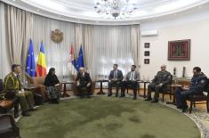 Meeting between Minister of Defence and Romanian Ambassador