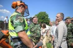 Minister Stefanović: Greater involvement of military in engineering works