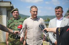 Minister Stefanović: Greater involvement of military in engineering works