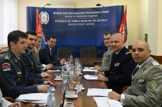 Штабни разговори са делегацијом Генералштаба Оружаних снага Републике Француске