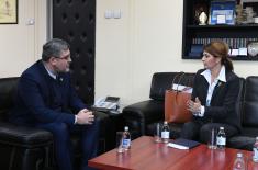 Meeting between State Secretary Starović and Head of ICRC Regional Delegation