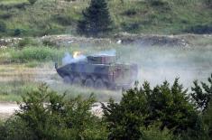 President Vučić attends firing demonstration at Pasuljanske Livade range