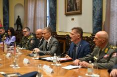 Meeting between Minister Stefanović and Adjutant General of Ohio National Guard