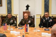 Meeting between Minister Stefanović and Adjutant General of Ohio National Guard