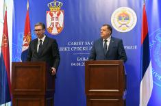 Serbia-Republika Srpska Cooperation Council holds session