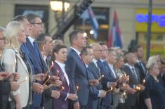 Председник Вучић: Тугујемо и сведочимо о злочинима