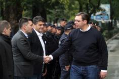 Aktivnosti ministra odbrane na jugu Srbije