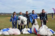 Serbian Armed Force paratroopers win gold and silver medals at the national championship 