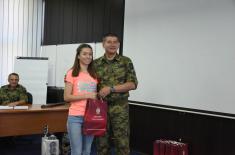 Best at the literary contest “Letter to a soldier-warrior”