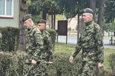 Обилазак дела задејствованих снага Војске Србије