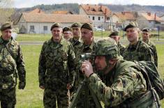 Visit to SAF units in Zaječar Garrison