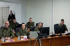 Minister Vučević and General Mojsilović Visit Defence System Operations Centre 