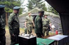 Chief of General Staff visits preventively deployed SAF troops