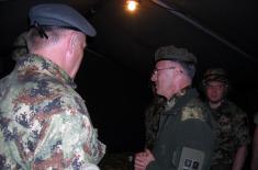 Chief of General Staff visits preventively deployed SAF troops