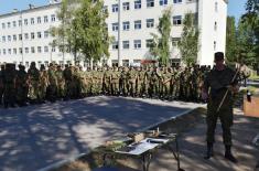 Members of the Serbian Armed Forces at an Exercise in the Russian Federation