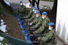 Training of Soldiers in Serbian Armed Forces Guard 