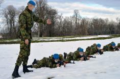 Training of Soldiers in Serbian Armed Forces Guard 