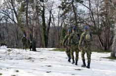 Training of Soldiers in Serbian Armed Forces Guard 