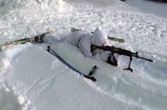 Training of Reconnaissance Scouts of Army Second Brigade on Kopaonik Mountain