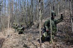 Class of March undergoes regular training